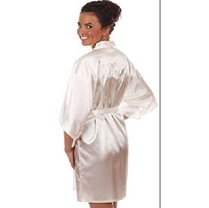 Satin Bridal Robe